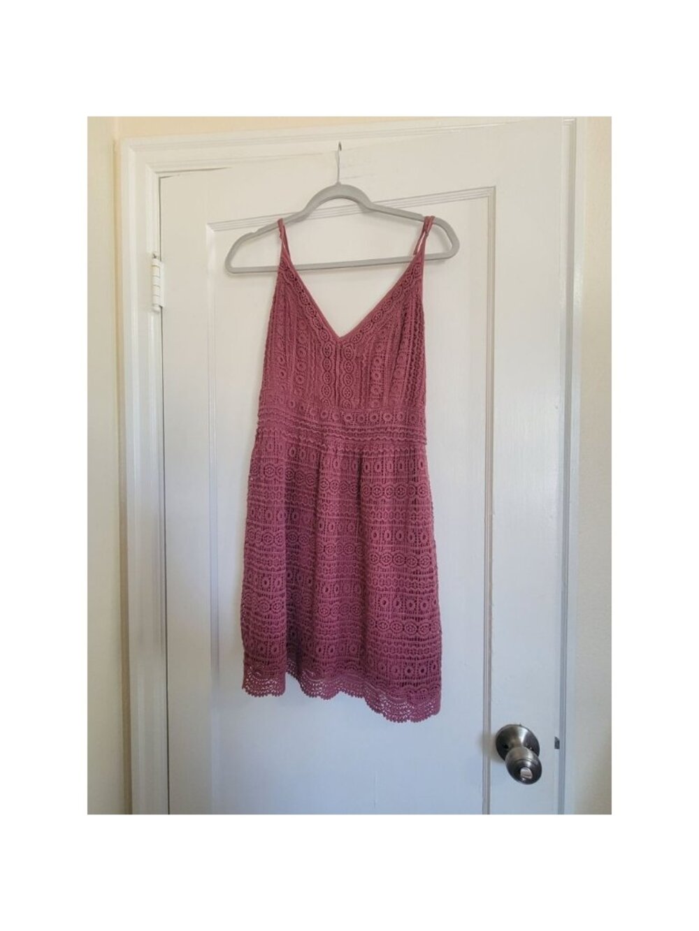 Women's Abercrombie and Fitch Lace babydoll Peplum Tank top dress